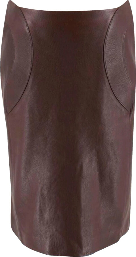 there are more brands of high-quality goods Hermes Leather skirt ShopStyle