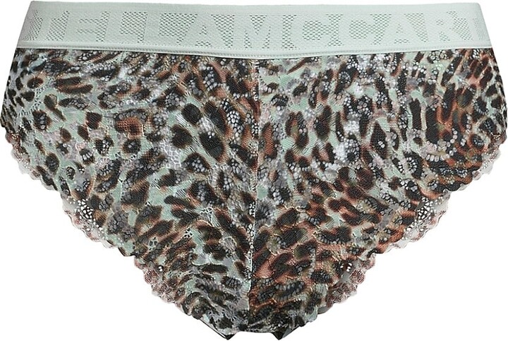 Stella Mccartney Leopard Lace Bikini Briefs Shopstyle Panties