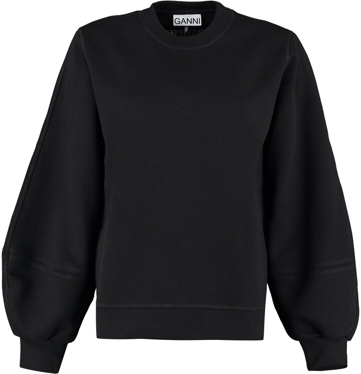the latest Ganni Software Isoli Puff Sleeve Sweatshirt ShopStyle