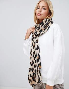 New Look Animal Print Scarf