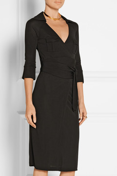 MM.LaFleur Black Wrap Dress | POPSUGAR Fashion