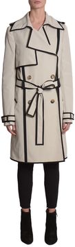 Melania Trump Trench Coat With Contrast Trim | POPSUGAR Fashion