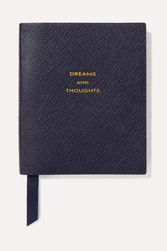 Smythson Panama Dreams And Thoughts Textured-leather Notebook