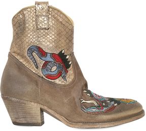 black gucci snake boots