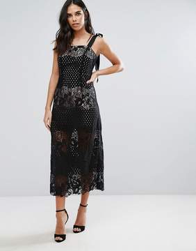 Ashley Graham Sheer Marina Rinaldi Dress | POPSUGAR Fashion