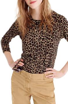 J.CREW Tippi Leopard Print Sweater