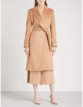 Angelina Jolie's Camel Coat | POPSUGAR Fashion