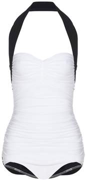 Serena Williams Black and White One Piece Swimsuit | POPSUGAR Fashion