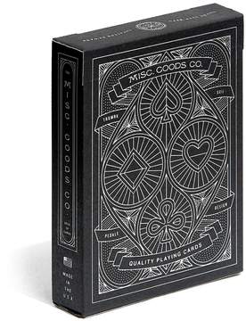 Misc. Goods Co. Black Deck of Playing Cards