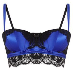 Yellow lemon mesh and eyelash lace bra 9 free