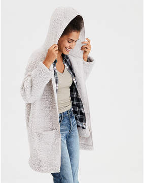 AE Fuzzy Teddy Sherpa Cardigan