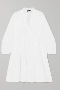 J.Crew Rebecca Tiered Cotton-poplin Mini Dress