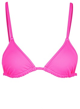 Hailey Baldwin Neon Pink Bikini | POPSUGAR Fashion