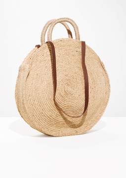 & Other Stories Straw Circle Bag