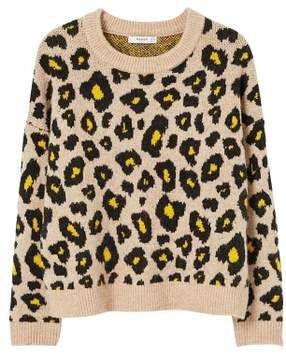 Mango MANGO Leopard print sweater
