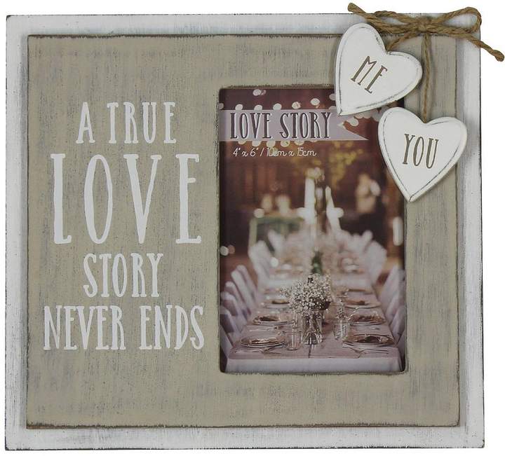 True Love Story 6x4 Inch Photo Frame