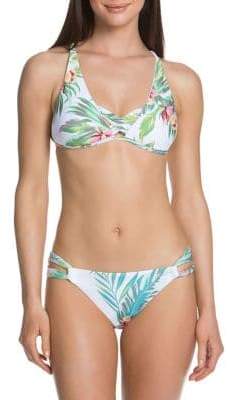 SOLUNA Cross-Back Halter Bikini Top