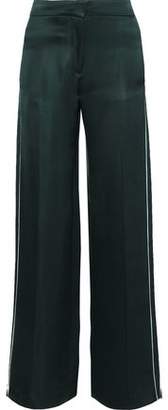 Peter Pilotto Satin-twill Wide-leg Pants
