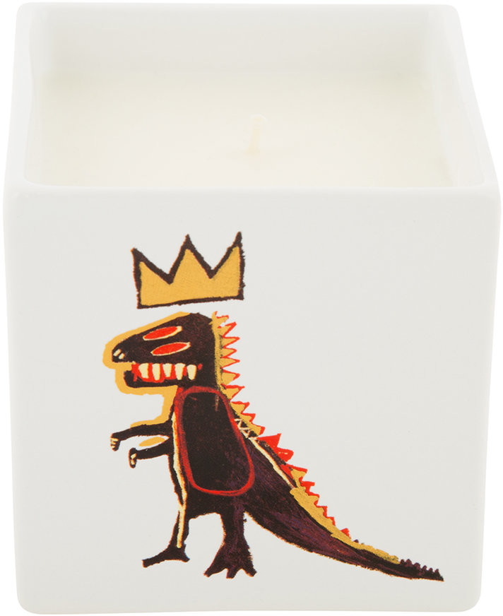 Ligne Blanche - Jean-Michel Basquiat Square Scented Candle - Gold Dragon
