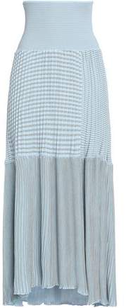 Buy Paneled Ribbed Cotton-Blend Maxi Skirt!