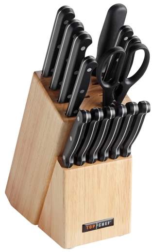TOP CHEF Classic 15-Piece Knife Block Set