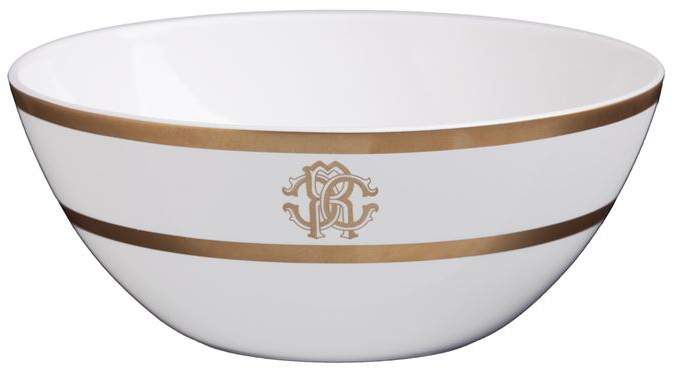 Roberto Cavalli Home Silk Gold Soup Bowl (14cm)