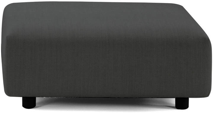 Soft Modular Sofa, Ottoman, dunkelgau (Laser 03)