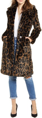KENDALL + KYLIE Faux Fur Coat