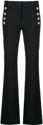Derek Lam 10 Crosby Robertson Flare Trouser with Sailor Buttons