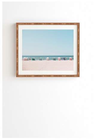 Hello Twiggs Beach Huts Framed Wall Art by Bamboo 14
