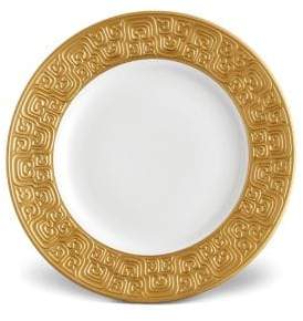 Han 24k Gold and PorcelainDessert Plate