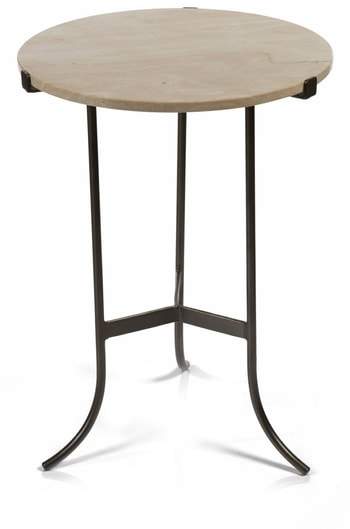 Zodax Mimouna Marble Top Indoor/Outdoor Side Table