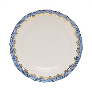 Fish Scale Blue Dessert Plate
