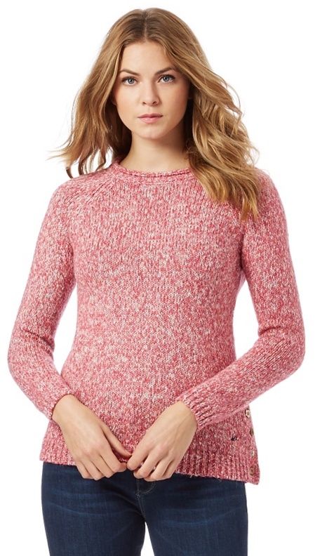 Mantaray Pink chunky knit jumper - ShopStyle.co.uk Women