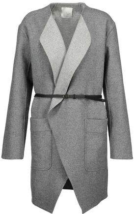 Calia Belted Wool-Blend Coat