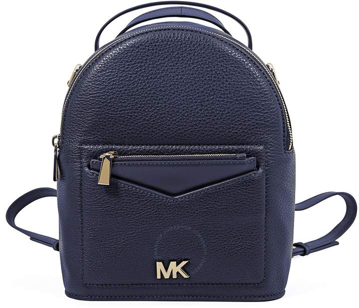 Michael Kors Jessa Small Pebbled Leather Convertible Backpack- Admiral - ONE COLOR - STYLE
