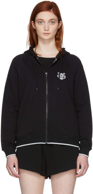 Buy Black Tiger Crest Hoodie!