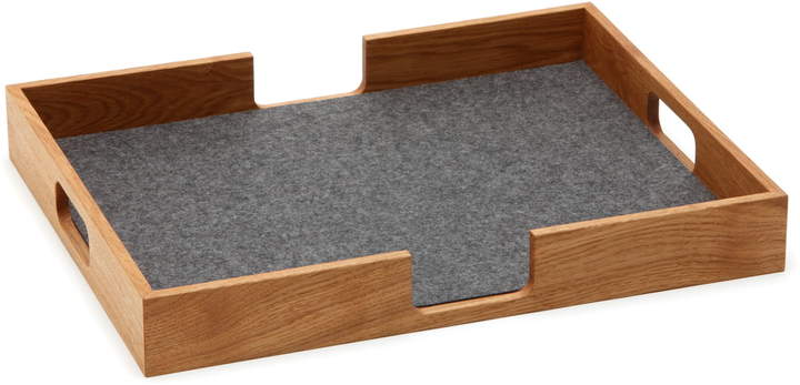 Hey Sign - Tray Rechteckig, 47 x 37, anthrazit