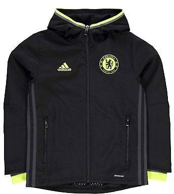 Kids Chelsea Football Club Pre Match Jacket Top Coat Junior Boys Stripe