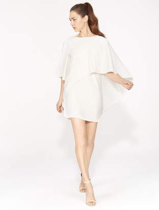 white flowy cocktail dress