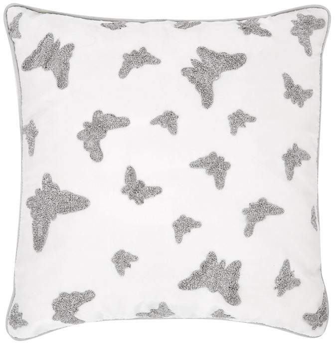 Gingerlily Silk Butterfly Cushion (30cm X 30cm)