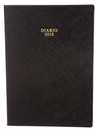 2018 Saffiano Leather Diary