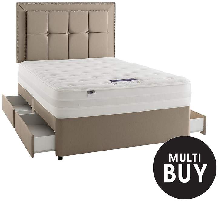 Mirapocket Paige 1400 Pocket Ortho Divan With Optional Storage And Half-Price Headboard Offer