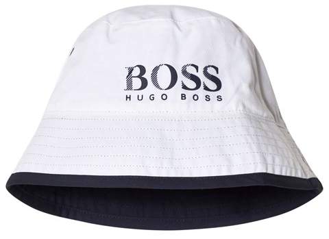 Navy Reversible Branded Bucket Hat