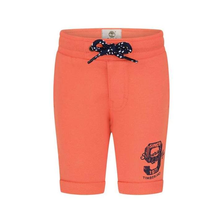 TimberlandBaby Boys Orange Fleece Shorts