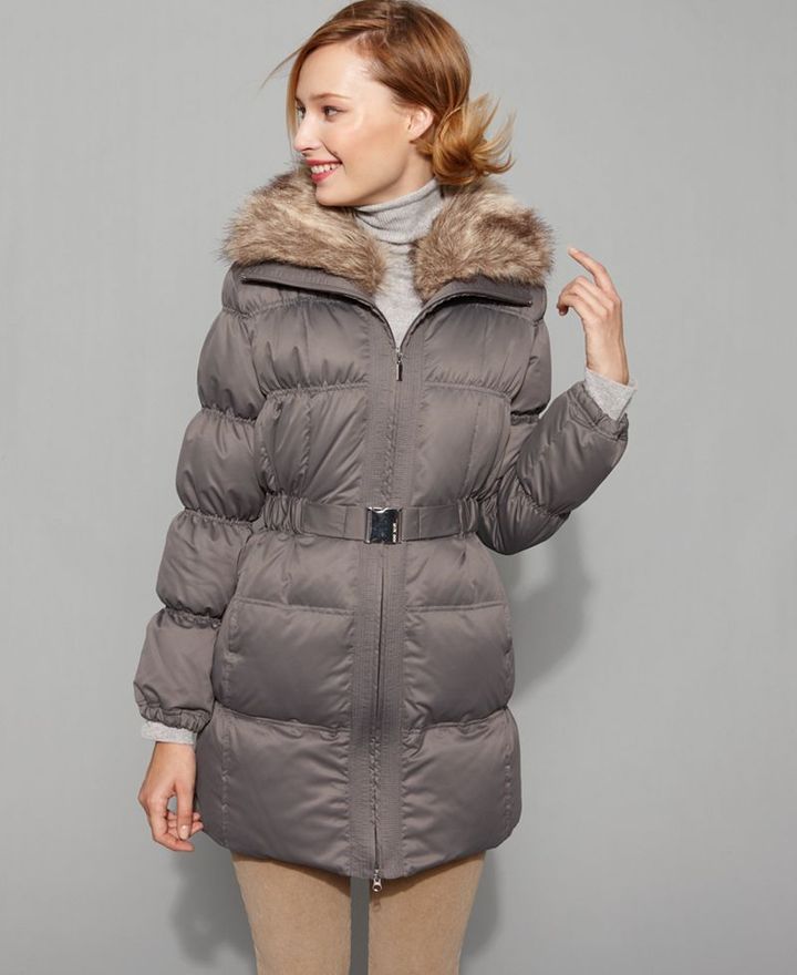 Puffer Coats With Fur Hoods | POPSUGAR Fashion