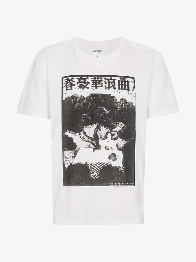 White Daidō Moriyama Photograph Print T-Shirt