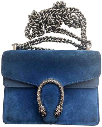 Blue Suede Clutch Bag - ShopStyle UK