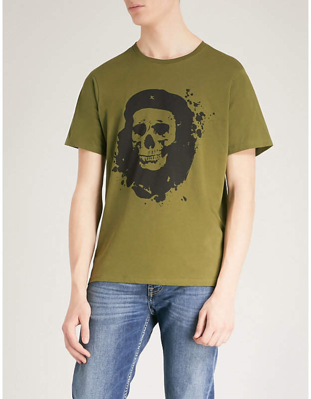 Che Guevara skull print T-shirt