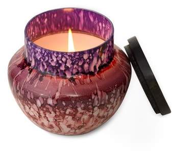 Himalayan Trading Post Watercolor Glass Candle